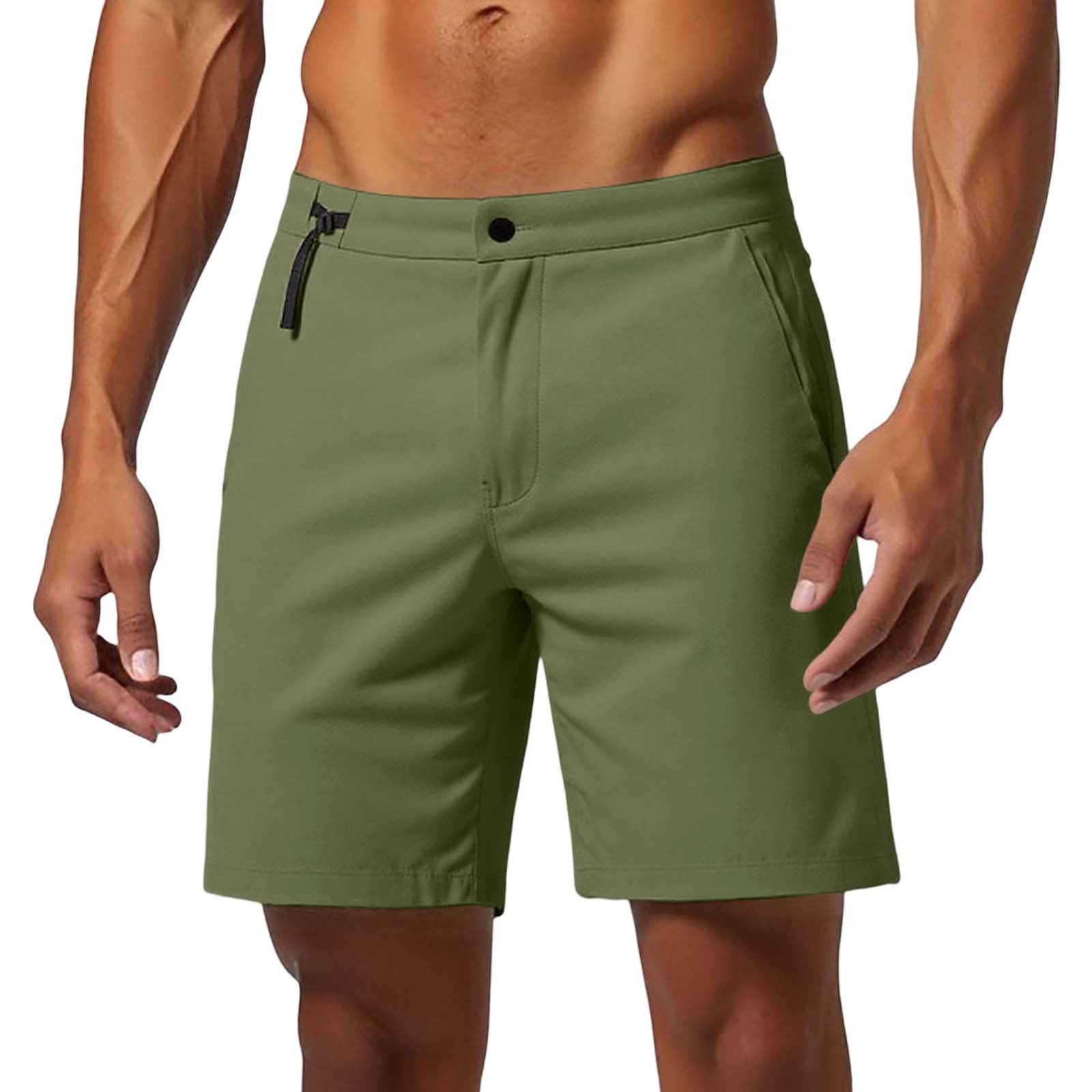 thumbnail image 4 of Pantalones deportivos de 3 cortes para hombre, para actividades al aire libre, de nailon y spandex ligeros, de secado rápido, con una longitud de 12,7 cm, para senderismo y actividades de ocio., 4 of 6